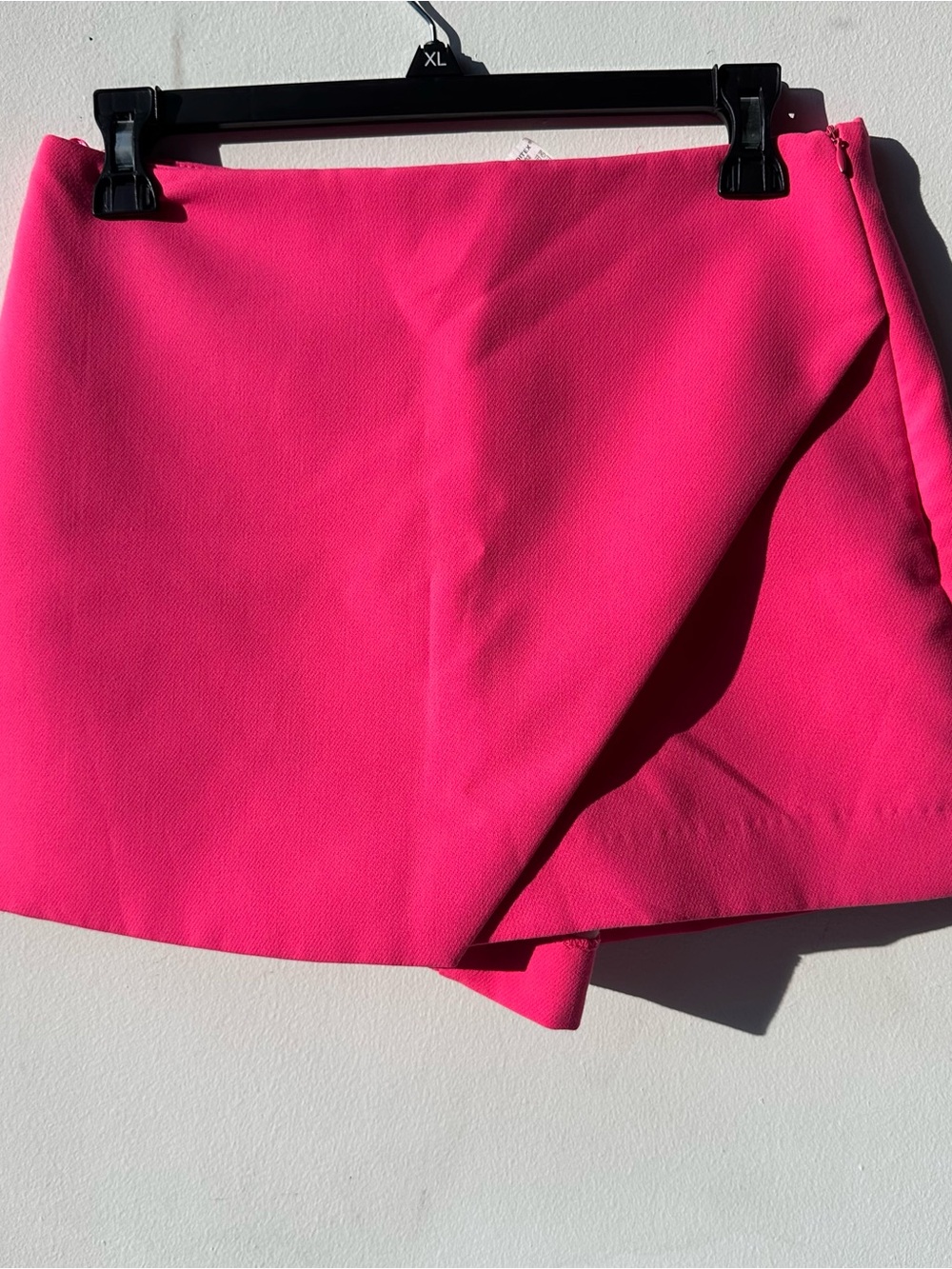Zara Women’s Shorts Size M Vibrant Pink Asymmetrical Skort